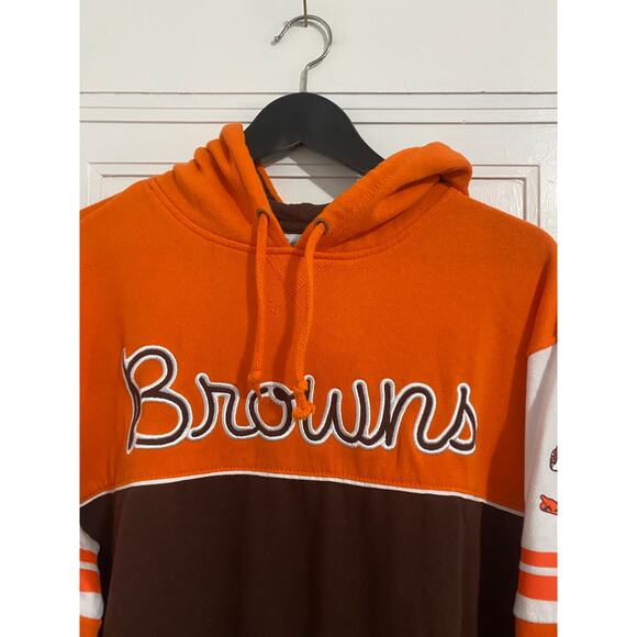 Cleveland Browns Mitchell & Ness Hoodie Size Medium - Picture 2 of 8